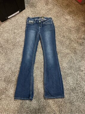 ZCO jeans dark wash flare cut - size 5
